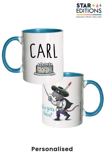 Personalised Blue Highway Rat  Coloured Insert Mug by Star Editions (K56072) | £14.99