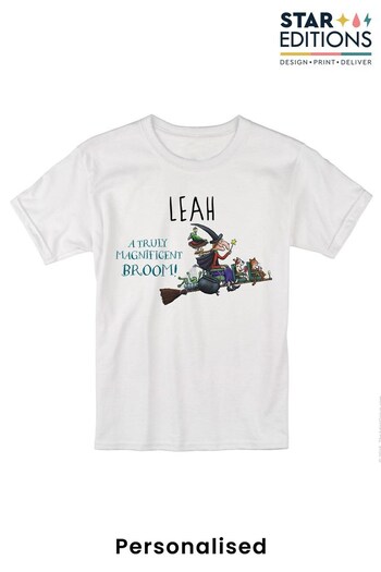 Personalised Magnificent Broom Adults T-Shirt by Star Editions (K56082) | £19.99