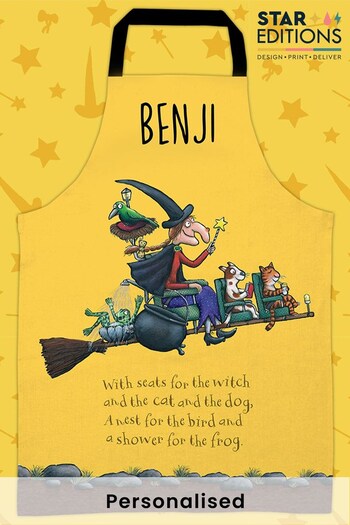 Personalised Yellow Room on the Broom Adults Apron by Star Editions (K56094) | £24.99