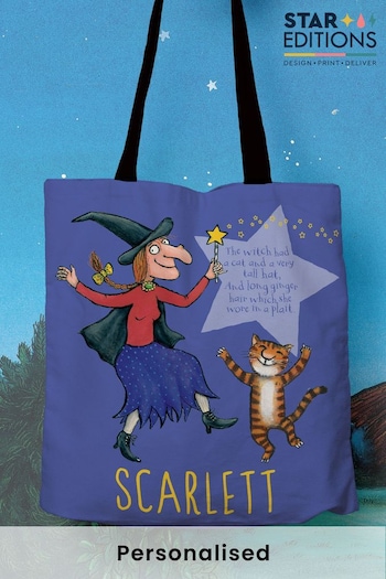 Personalised Purple Room on the Broom Edge to Edge tote Tote Bag by Star Editions (K56102) | £14.99