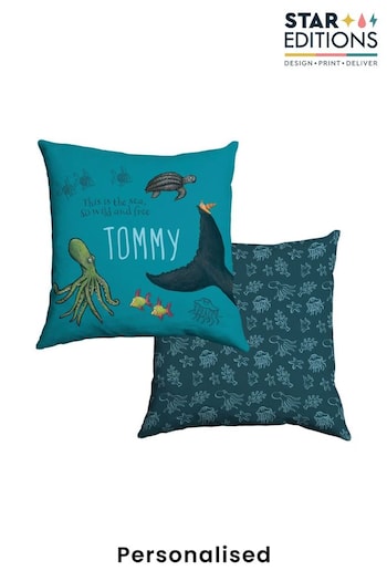 Personalised The Snail And The Whale and free Cushion by Star Editions (K56105) | £24.99