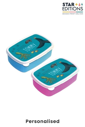 Personalised This Is The Sea So Wild And Free Lunch Box by Star Editions (K56106) | £12.99