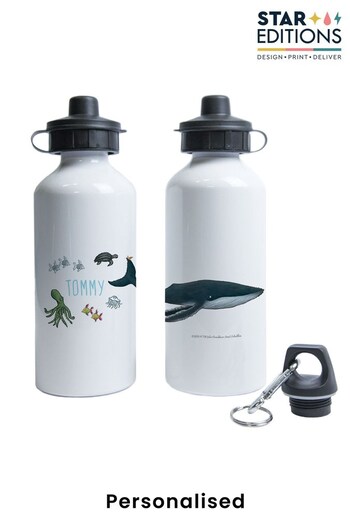 Personalised The Snail And The Whale Water Bottle by Star Editions (K56112) | £14.99