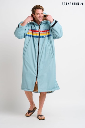 Brakeburn Blue Retro Stripe Chinook Changing Robe (K56582) | £140