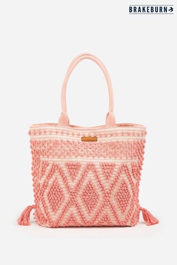 Brakeburn Pink Texture Beach Bag (K56608) | £40