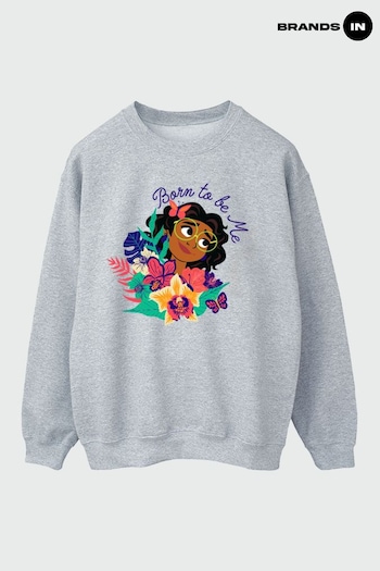 Brands In GREY Encanto Mirabel Born To Be Me Women Heather Grey Sweatshirt by D-LitessIn (K56783) | £36