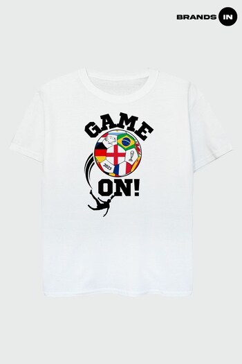 Brands In WHITE England Game On Boys White T-Shirt (K56784) | £17