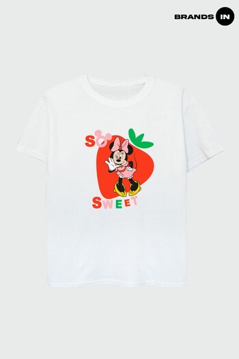 Brands In WHITE Minnie Mouse Daisy Duck Friendship Girls Charcoal T-Shirt by BrandsIn (K56797) | £17
