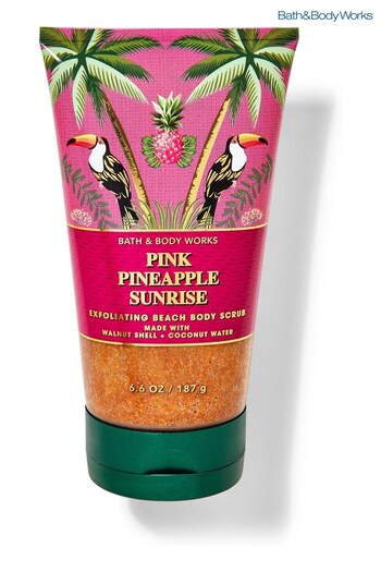 Bath & Body Works Pink Pineapple Sunrise Exfoliating Beach Body Scrub 6.6 oz / 187 g (K56834) | £18