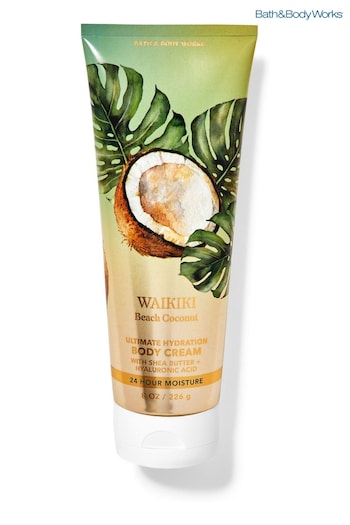 Bath & Body Works Waikiki Beach Coconut Ultimate Hydration Body Cream 8 oz / 226 g (K56844) | £18