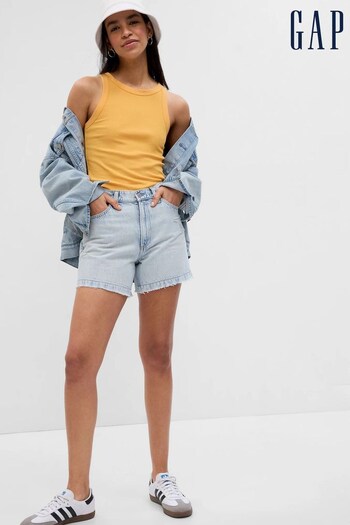 Gap Light Wash Blue High Rise Denim Shorts (K56881) | £35