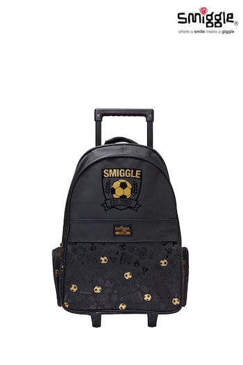 Smiggle Black 20th Birthday Light Up Trolley Backpack (K57054) | £55
