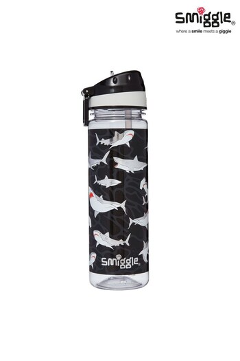 Smiggle Grey Shark Drift Plastic Drink Up Bottle 650ML (K57081) | £12