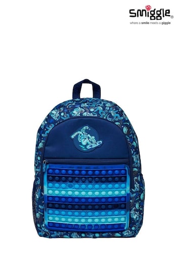 Smiggle Blue Popem Popit Poppies Classic Backpack (K57086) | £40