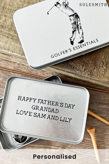 Personalised Golf Essentials Tin by Solesmith (K57130) | £24