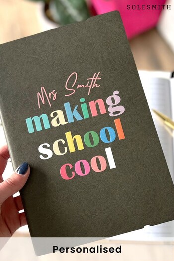 Making School Cool Personalised Teacher Notebook by Solesmith (K57140) | £19.50