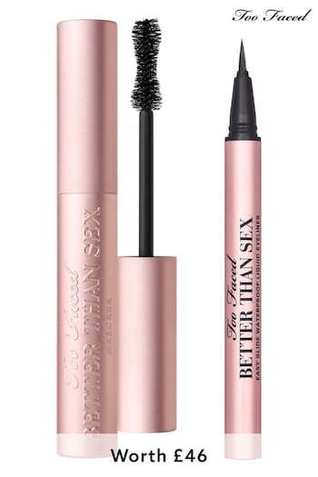 Too Faced Better Than Sex Mascara and Liner Bundle (Worth £46) (K57219) | £35