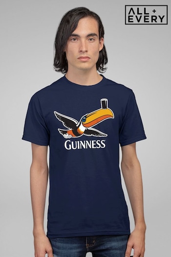 All + Every Navy Guinness Toucan Men's T-Shirt by All+Every (K57467) | £22