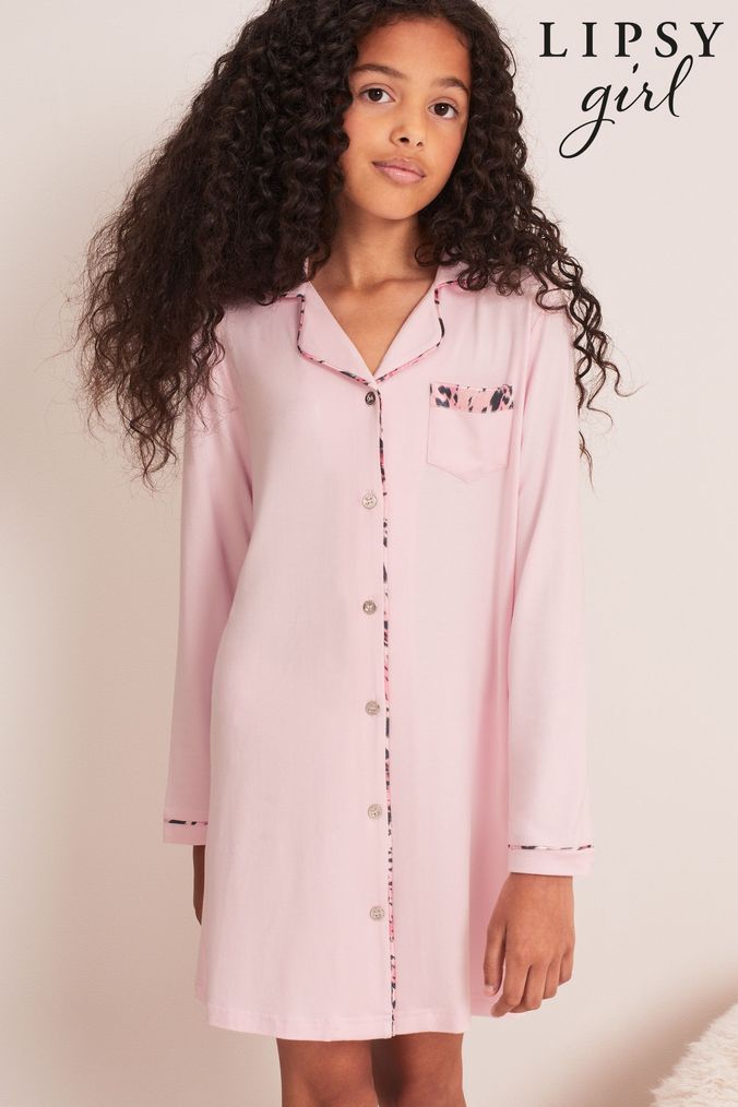 Girls long sleeve night dress top
