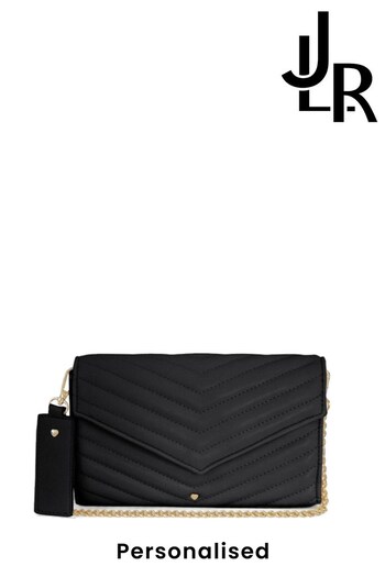 Personalised Quilted Envelope Vegan Leather Bag by Johnny Loves Rosie (K58521) | £90
