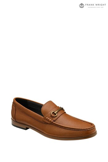Frank Wright Brown Men's Leather Loafers (K58796) | £60