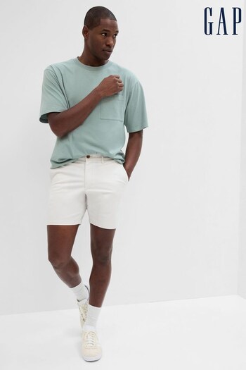 Gap White 7" Essential Chino Shorts Zara (K58933) | £30