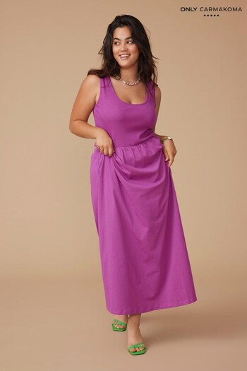 ONLY Curve Purple Sleeveless Maxi Dress (K58957) | £26