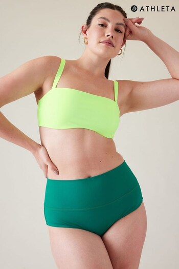 Athleta Green Alicia Keys Daybreak Bandeau Bikini Top (K59072) | £44