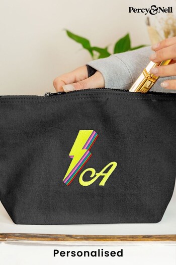 Personalised Lightning Bolt Pouch by Percy & Nell (K59802) | £15