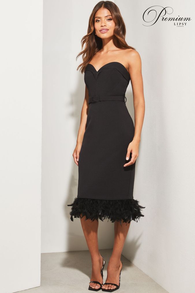 Buy Women s Lipsy Bandeau Dresses Online Next UK