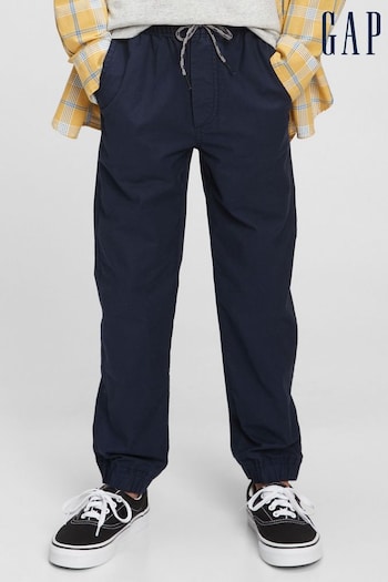 Gap Navy Blue Kids Everyday Joggers with Washwell (4-13yrs) (K60638) | £18