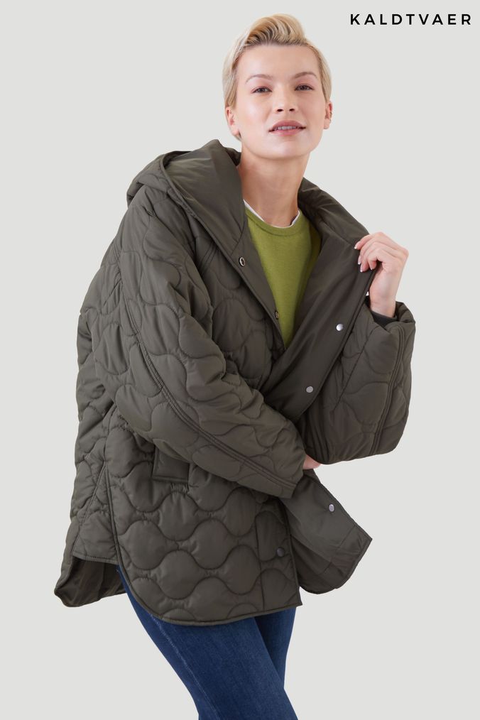 Short green store jacket womens
