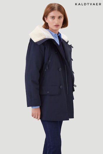 Kaldtvaer Navy Harstad Wind and Water Resistant Padded Parka Coat (K61234) | £150