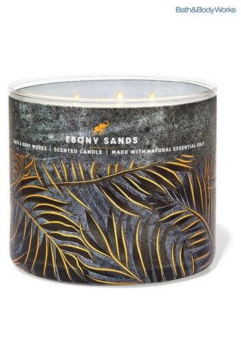 Hats, Gloves & Scarves Ebony Sands 3-Wick Candle 14.5 oz / 411g (K61236) | £29.50