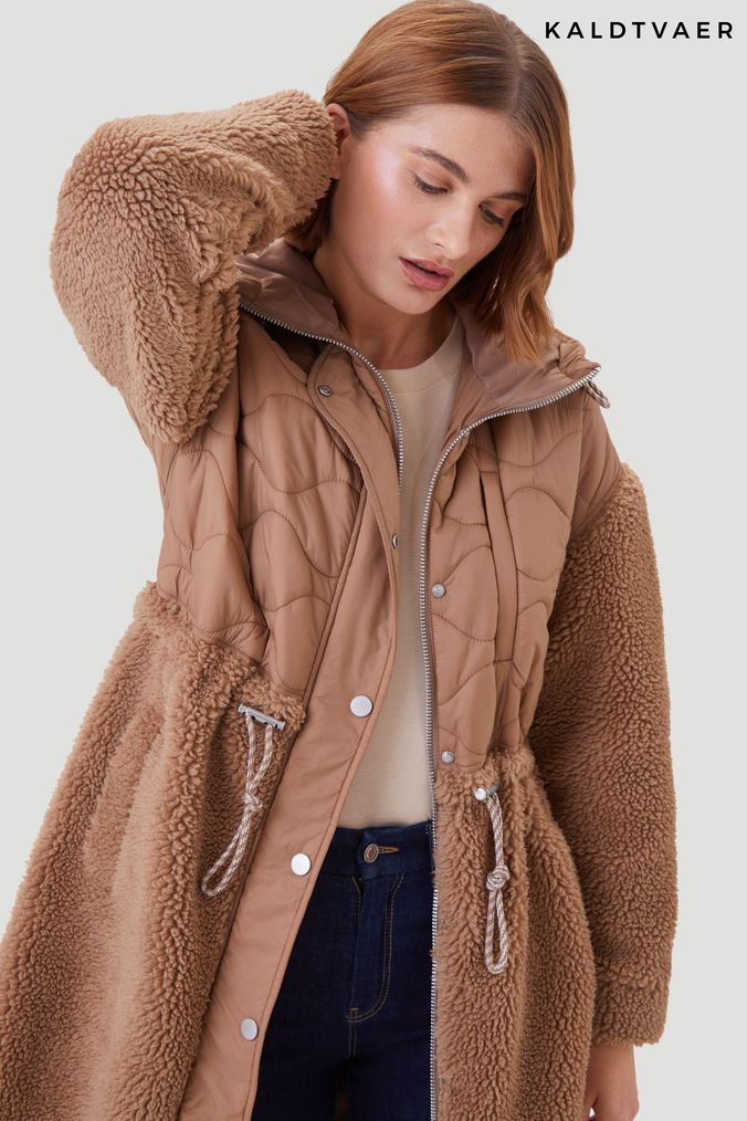 Borg teddy coat womens hot sale