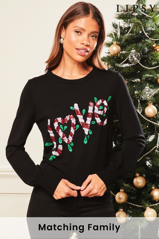 Buy Women s Lipsy Christmasjumpers Online Next UK