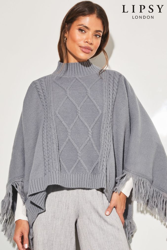 Women s Ponchos Cashmere Wool Ponchos Next