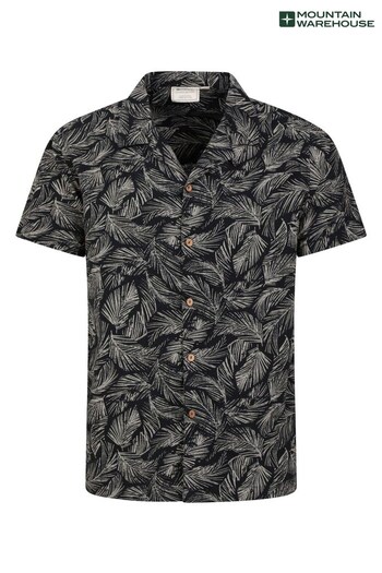 Mountain Warehouse Black Beach Mens Short Sleeve Shirt (K61551) | £29