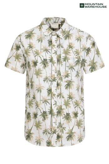 Mountain Warehouse White Hawaiian Short Sleeve Mens Shirt (K61556) | £30