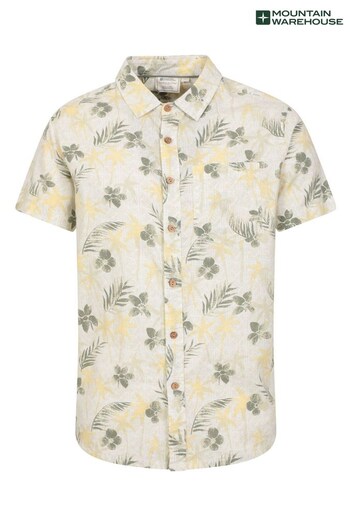 Mountain Warehouse Green Tropical Printed Short Sleeved Shirt -  Mens (K61560) | £30