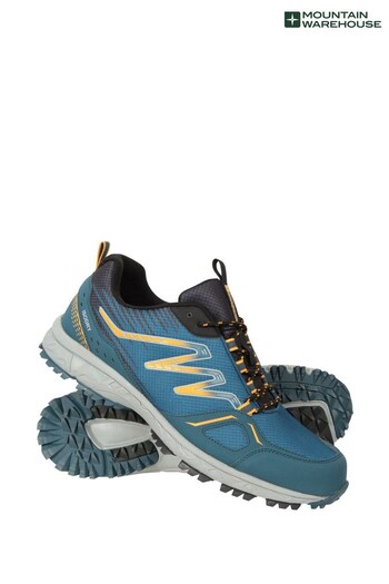 Mountain Warehouse Yellow Enhance Mens Waterproof Trail Running Shoes brown (K61600) | £72