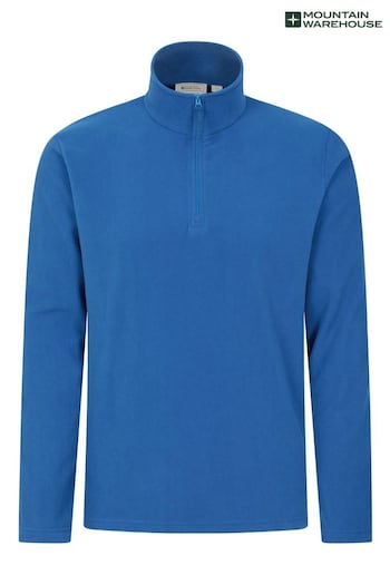 Mountain Warehouse Blue Camber Half-Zip Fleece - Mens (K61619) | £22