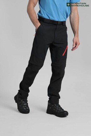 Mountain Warehouse Black Forest Trekk Convertible Trousers - Mens (K61668) | £35