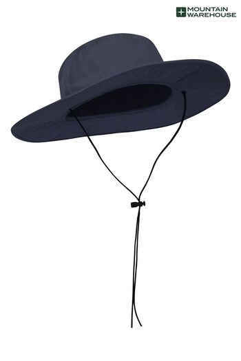 Mountain Warehouse Blue Travel Anti-Mosquito Brim Hat -  Mens (K61675) | £25