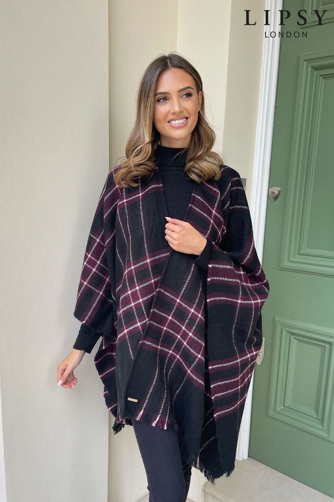 Lipsy tartan boucle jacket store