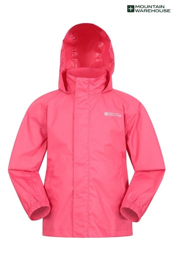 Mountain Warehouse Pink Pakka Waterproof Jacket - Kids (K61753) | £25