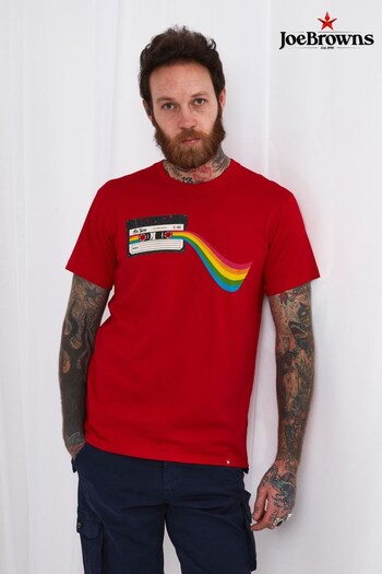 Joe Browns Red Serious Summer Print T-Shirt (K61860) | £27