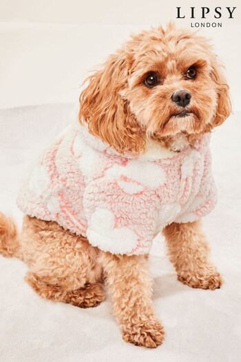 Lipsy Nude Pink Super Soft Cosy Dog Dressing Gown Jacket (K62074) | £16 - £20