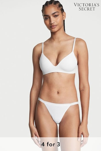 Victoria's Secret White String Bikini Knickers (K62078) | £9