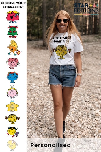 Personalised Little Miss Adults T-Shirt by Star Editions (K62258) | £20